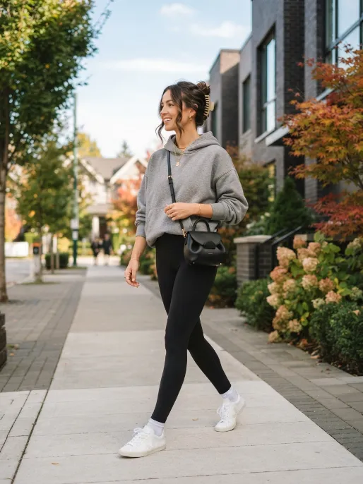 Athleisure with a feminine touch