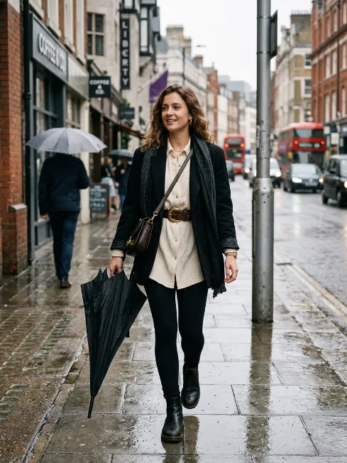 Belted over leggings