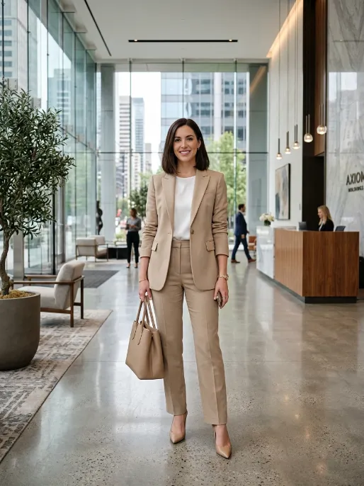 Blazer and trousers set