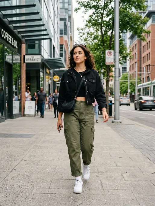 Cargo pants for a street style look