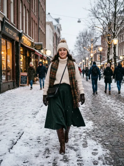 Chunky knit sweater