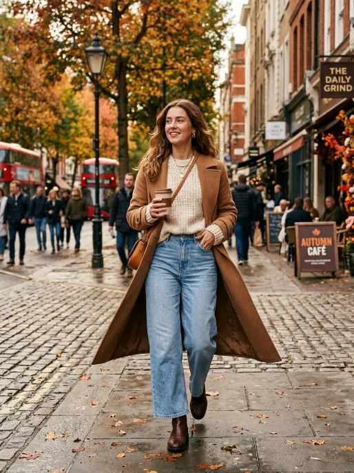 Chunky sweater for cold weather days