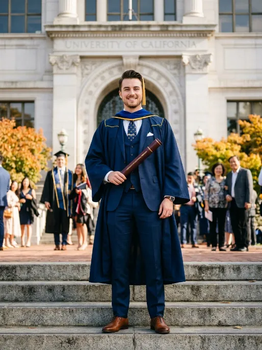 Classic navy suit
