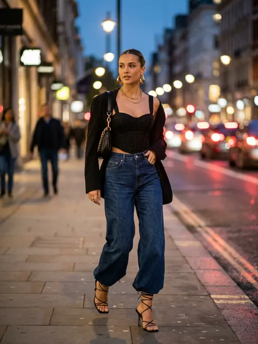 Corset top for a night out