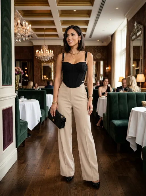 Corset top with trousers 1