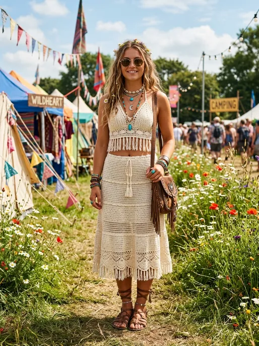 Crochet two piece set