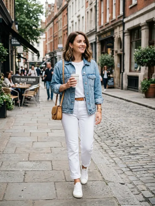 Denim jacket layer