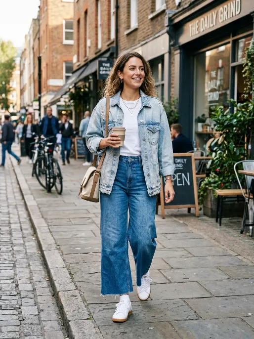 Denim on denim done right 2