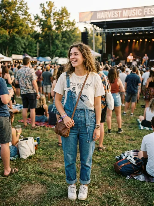 Full denim overalls