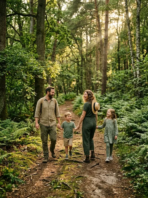 Green and khaki for forest shoots
