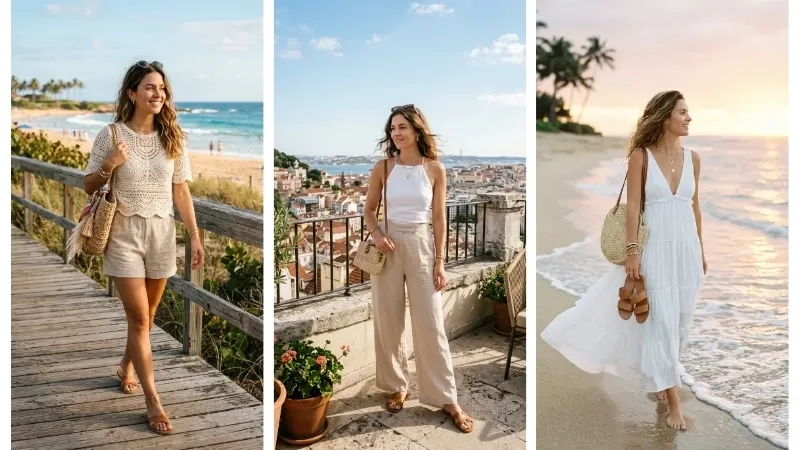 Hot weather outfit ideas image