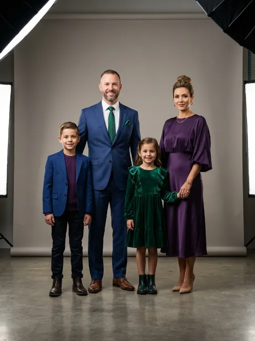 Jewel tones for studio shoots