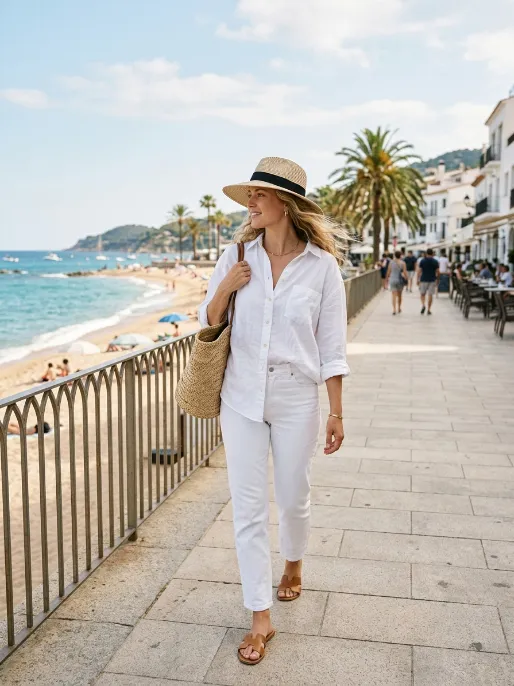 Linen shirt for vacation