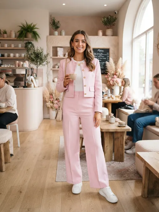 Matching co ord set in pastel colors
