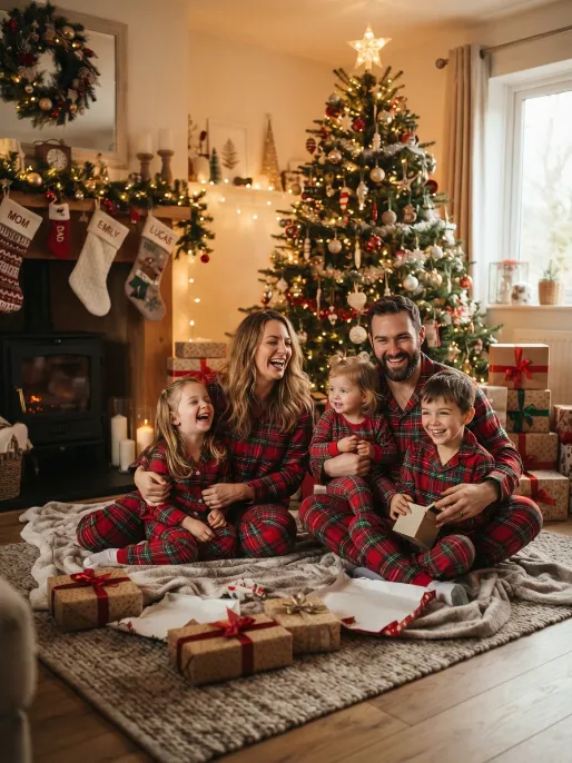 Matching family pajamas