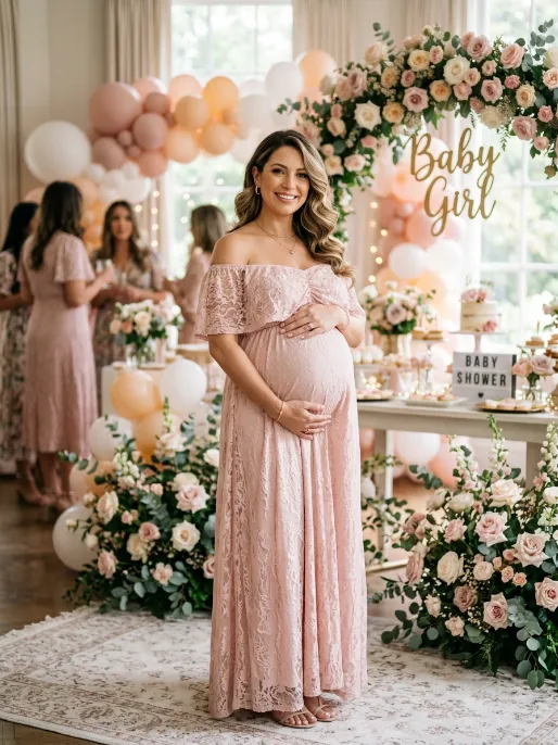 Off shoulder dress for a romantic look