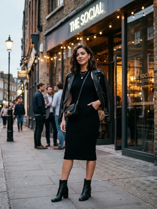 Over a bodycon dress