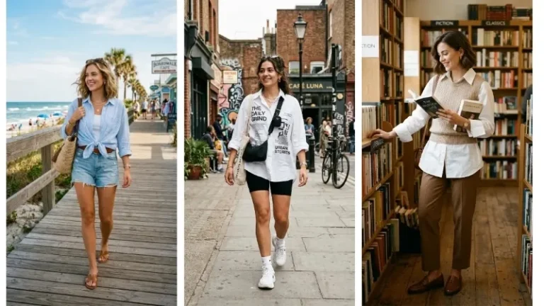 Oversized shirt outfit ideas image