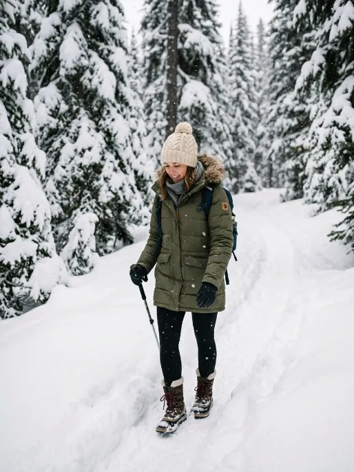 Parka and leggings