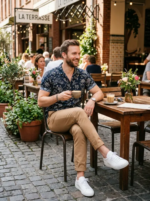 Printed shirt for a casual date