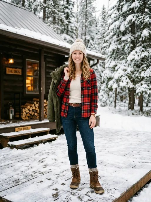 Puffer coat with fleece lined joggers
