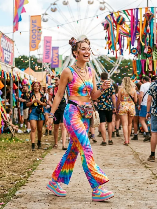 Rainbow tie dye set