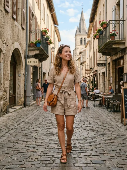 Romper with sandals 3
