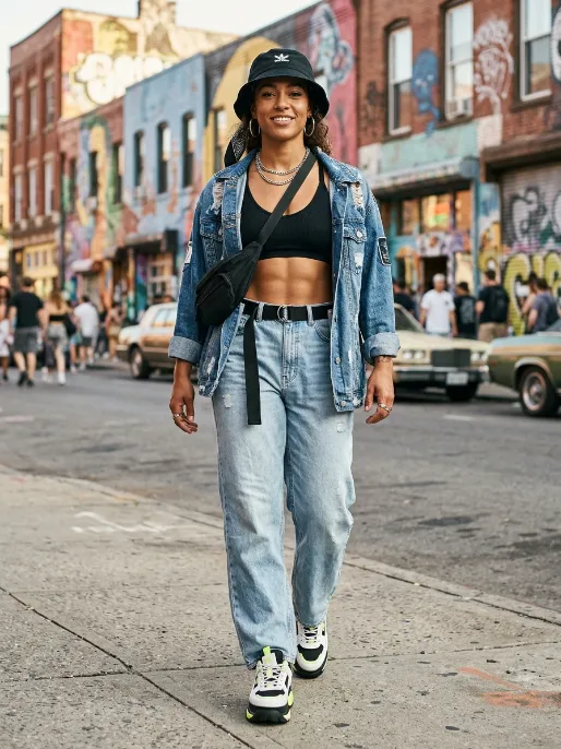 Sports bra and open jacket combo