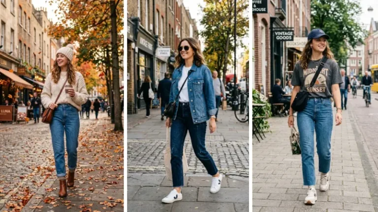 Straight leg jeans outfit image
