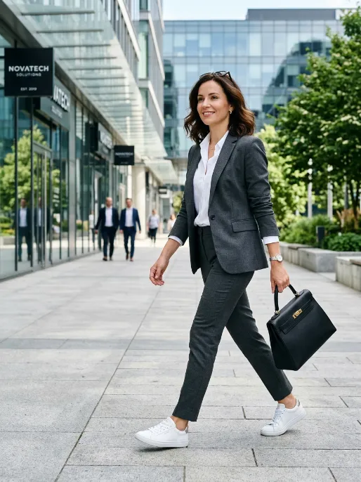 Suit separates for a modern office vibe