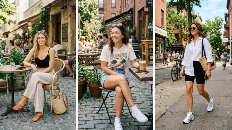 Summer outfit ideas for women image