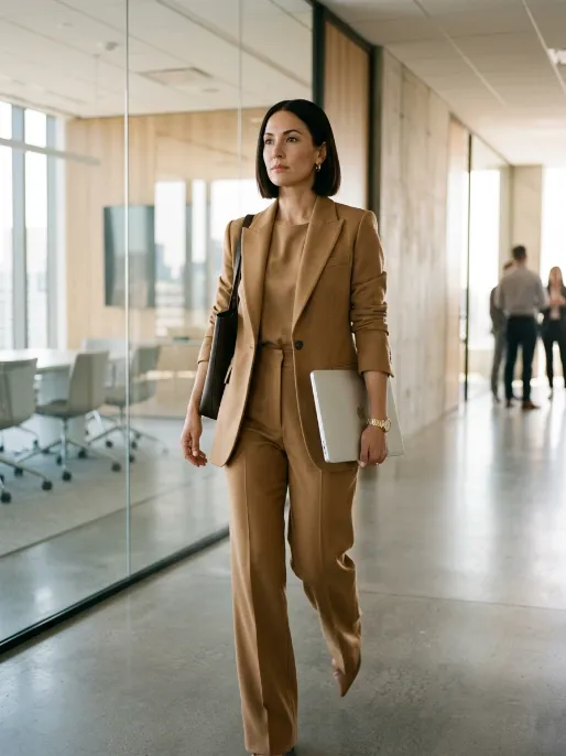 The monochrome suit
