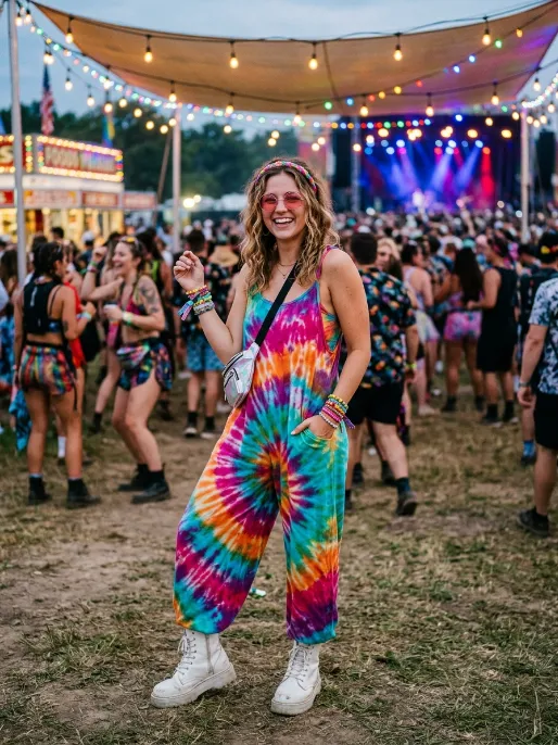 Tie dye jumpsuit