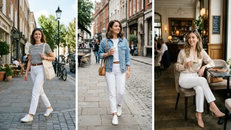White jeans outfit ideas image