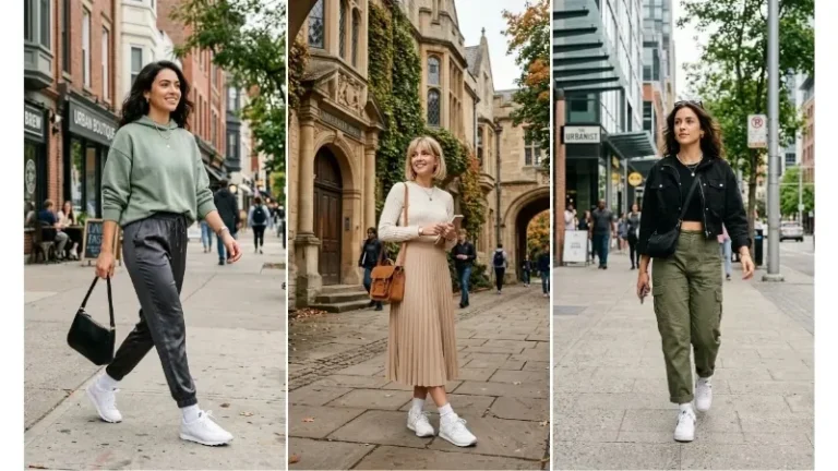 White sneakers outfit ideas image