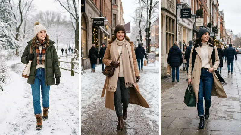 Winter outfit ideas for women image